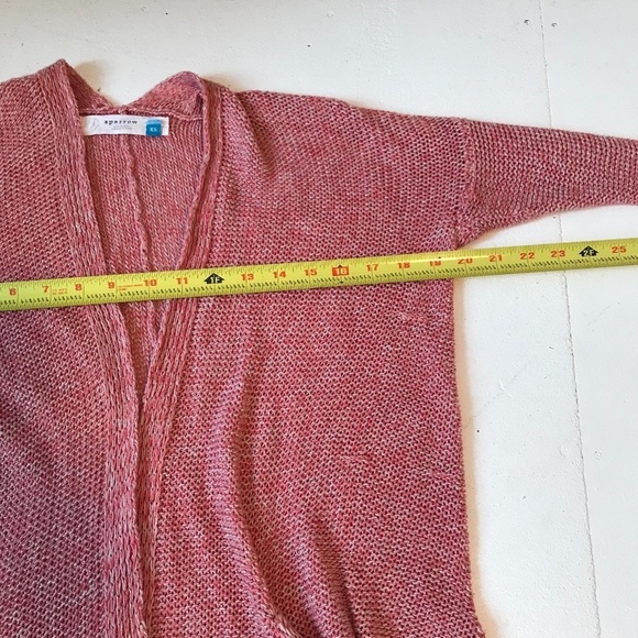 Anthropologie Sparrow 100%hemp open front cardigan XS - Picture 5 of 6